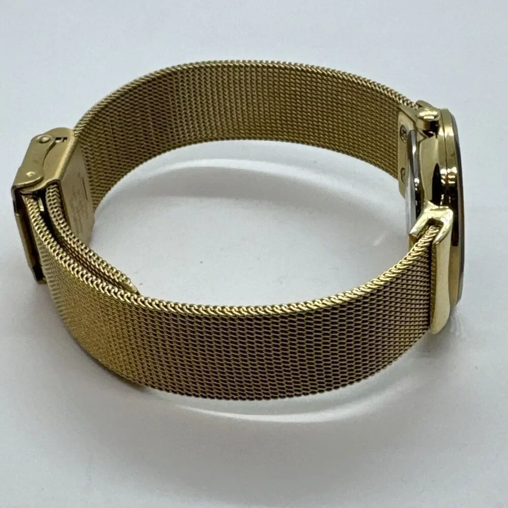 Skagen Freja 358SGGD Women's Gold Stainless Steel Analog Dial Wrist Watch JNA567